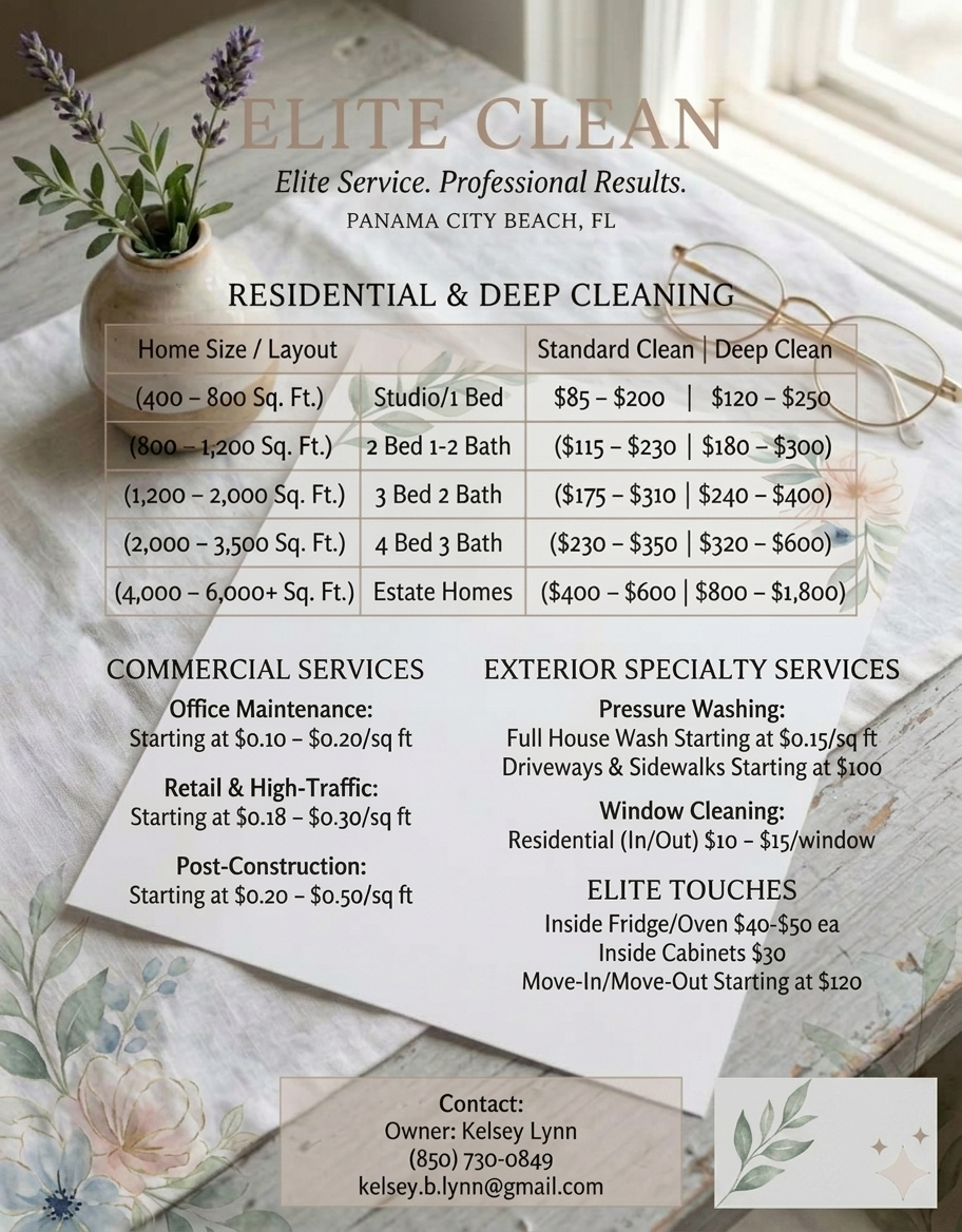 Elite Clean service preview